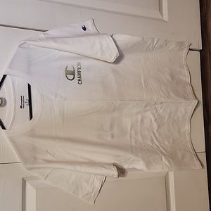 Men's Champion tshirt, XL, White.